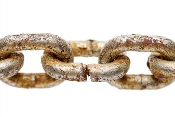 Obraz premium Rusted Chain Links