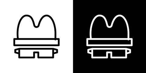 Spy icon vector, illustration logo template in trendy style