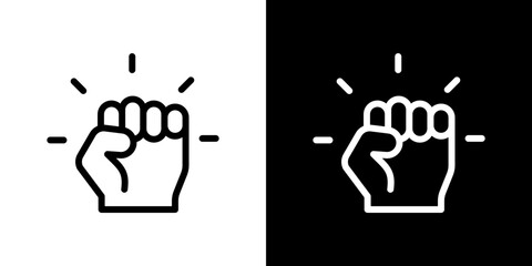 Empowerment icon vector, illustration logo template in trendy style