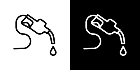 Fuel icon vector, illustration logo template in trendy style