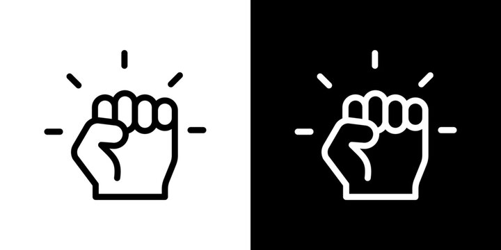 Empowerment icon vector, illustration logo template in trendy style