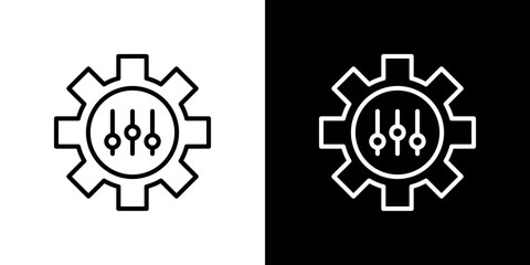 Mass customization icon vector, illustration logo template in trendy style