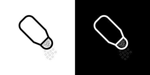 Pepper shaker icon vector, illustration logo template in trendy style