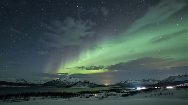 Aurora Borealis in Motion &ndash; Northern Lights Time-Lapse