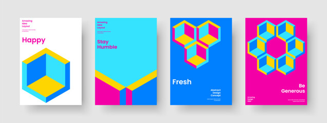 Fototapeta premium Creative Business Presentation Layout. Abstract Book Cover Template. Geometric Brochure Design. Poster. Background. Flyer. Report. Banner. Magazine. Leaflet. Portfolio. Journal. Newsletter