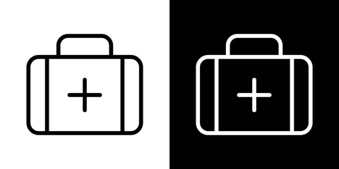 Medical kit icon vector, illustration logo template in trendy style