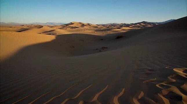 Sand Dunes in Motion &ndash; Time-Lapse Shadows