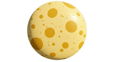 Isolated Moon Cheese