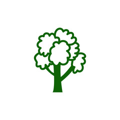 Tree forest plant logo design