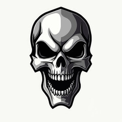 Fototapeta premium Skull Hero Mascot Logo – Esports, Gaming, and Fantasy Character Illustration