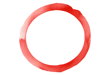 red round frame