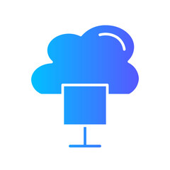 database gradient icon