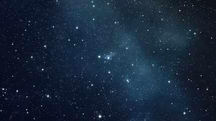 Obraz premium A vast expanse of stars and nebulae in the dark cosmos.