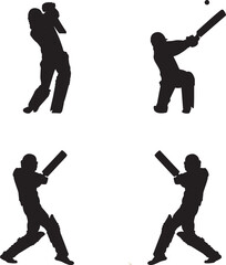 cricket silhouettes
