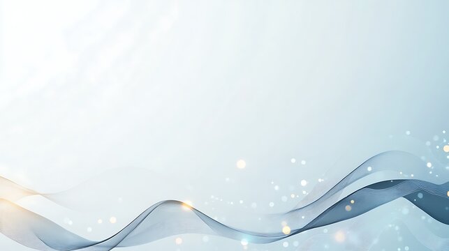 abstract background with waves and bohlam lights