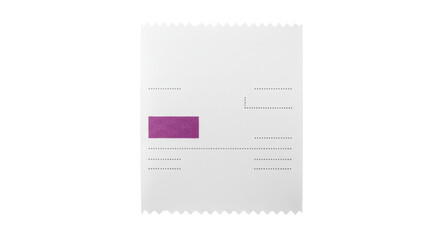 Isolated Blank Label