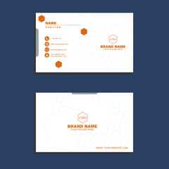 Naklejka premium Stylish Modern Business Card Design with Attractive Impression that can be customized