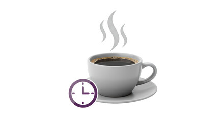 Isolated Coffee Time