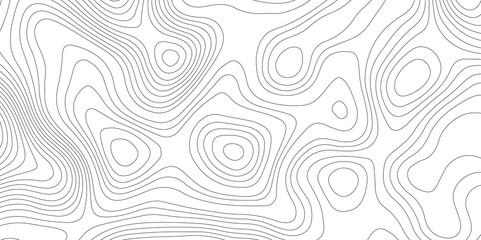 Abstract topographic contours map background. Topographic map geographic mountain relief abstract lines background. Topography and geography map grid abstract backdrop, Luxury black abstract line art.