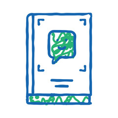 humor genre icon doodle illustration