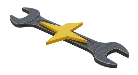 Isolated Wrench with Star