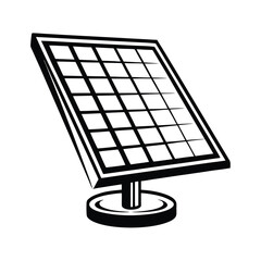 solar panel icon minimalist