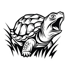 snapping turtle silhouette