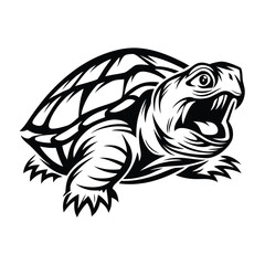 snapping turtle silhouette