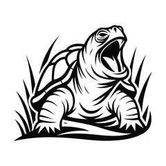 snapping turtle silhouette