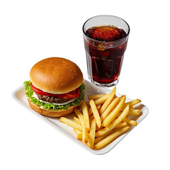 Burger And French Fries,  Generative AI	