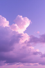 Magical Purple and Pink Cloudscape