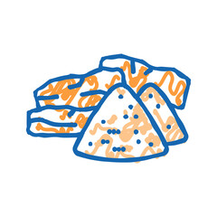 sandalwood aromatherapy color icon vector isolated illustration