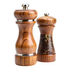 Wooden Salt and Pepper Grinders Kitchen Spice Set