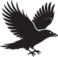 A cute Mourning Dove bird for log silhouette black Vector art illustration