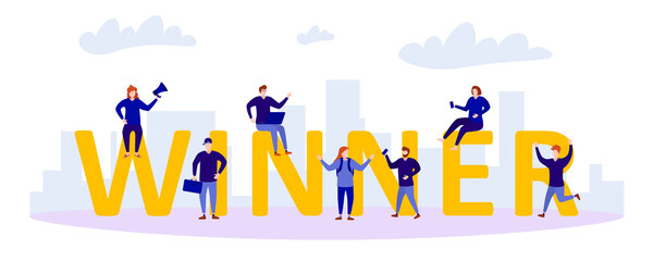 png abstract competition concept with victory signs and grand prize featuring first place winner in purple background with font decoration star symbol and colourful performance celebration

