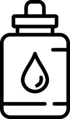Ink Icon – Ink Bottle & Writing Symbol for Art & Stationery Design