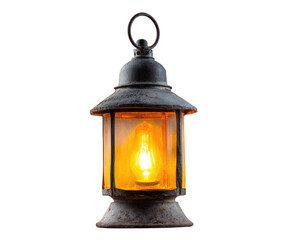 Stylish lantern lamp with cozy glow, perfect for creating warm atmosphere in any space. This decorative piece adds charm and elegance to your home decor