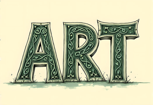 Fototapeta inscription art Arthe classy elegant font, vintage type or luxury premium typeface, vector English Groovy secession font, wavy boho royal alphabet. Classic typography in modern or old art deco styl