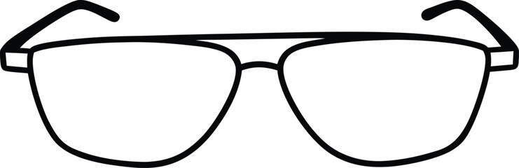 vector glasses icon