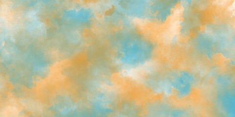 multicolor pastel rainbow gradient colors watercolor grunge texture, abstract colorful mixed color soft watercolor background, Watercolor paper texture background with cloudy stains and splashes.