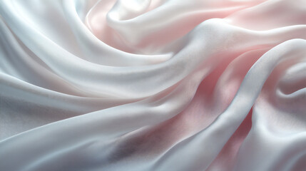 Fototapeta premium smooth silk scarf gently folded