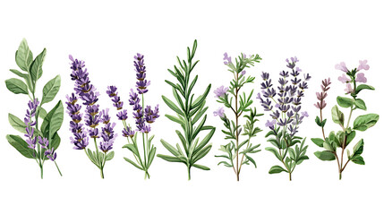 Botanical herb illustrations make people feel peaceful, it is so beautiful. They look incredibly pleasing and comforting in their simplicity