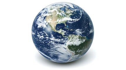 Fototapeta premium Detailed earth globe image