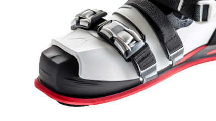 Ski Boot Adjustment Strap for Customized Fit - Isolated on White Background