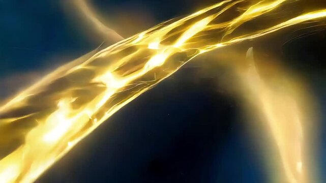 Loopable 4K Neuron Network Animation &ndash; Electric Impulses in Tecno Blue
