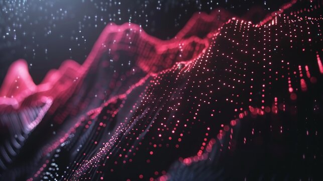 Modern dashboard with AI statistics for blockchain and market predictions