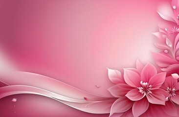 abstract background with flowers