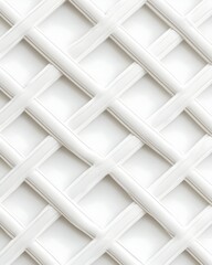 Interwoven white lattice pattern, textured, seamless design