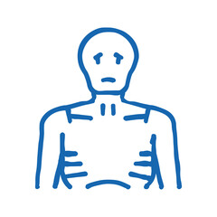 scraggy human icon doodle illustration