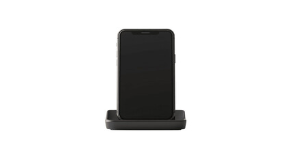 High-resolution image of a single phone holder, centered on white background with no other objects --ar 16:9